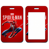 ID Card Badge Holder - Marvel - Spider-Man Crouching On Red Background