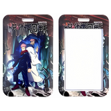 ID Card Badge Holder - Jujutsu Kaisen - Yuji Itadori And Satoru Gojo Back-to-Back