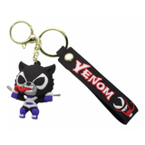 3D PVC Figure Keychain - Marvel - Venomized Wolverine Chibi Figure