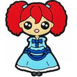 Crocs Charm - Poppy Playtime - Poppy Doll With Red Pigtails