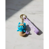 3D PVC Figure Keychain - Gabby Dollhouse Pandy - Mercat Mermaid