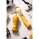 3D PVC Figure Keychain - Football Club - Fifa World Cup Trophy