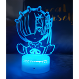 3D LED Night Light - Re - Rem