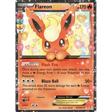 Card Keychain - Pokémon - Flareon EX Radiant Collection Full Art