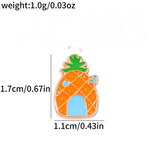 Bracelet Charm - Generic - yellow pineapple fruit