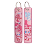 Embroidery Keychain - Pokémon - Mew (Pink)