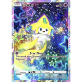 Card Keychain - Pokémon - Jirachi basic Full Art, starry background