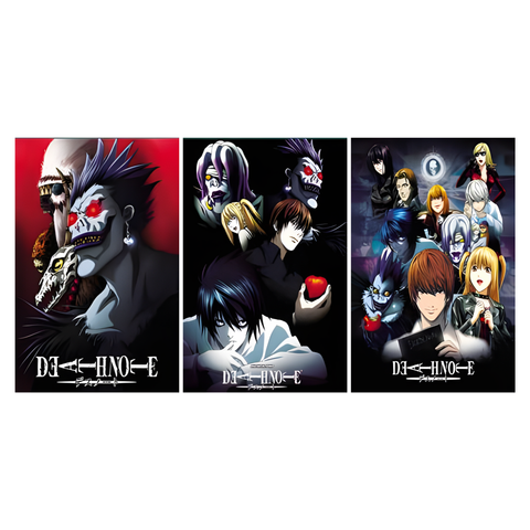 3D Lenticular Poster 12"x16" - Death Note - Light Yagami, L, Ryuk & Other Characters