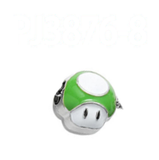 Bracelet Charm - Super Mario - Green 1-Up mushroom