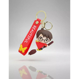 3D PVC Figure Keychain - Harry Potter - Riding Broom