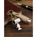 3D PVC Figure Keychain - Peanuts - Snoopy Safari Hat