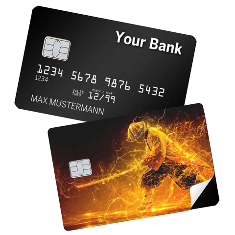 Credit Card Skin Sticker - Demon Slayer - Zenitsu Agatsuma
