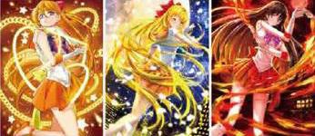 3D Lenticular Poster - Sailor Moon - Sailor Venus & Sailor Mars