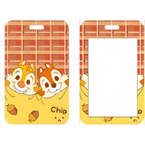 ID Card Badge Holder - Disney - Chip 'n' Dale With Acorns Plaid