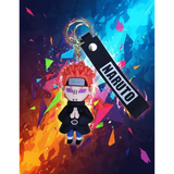 3D PVC Figure Keychain - Naruto - Pain Akatsuki Praying