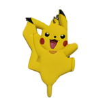 Pokémon Happy Jumping Pikachu PVC keychain