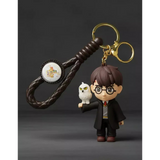 3D PVC Figure Keychain - Harry Potter - Chibi Holding Hedwig