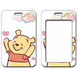 ID Card Badge Holder - Winnie the Pooh - Happy Hearts Sky