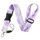 Lanyard - Purple Marble