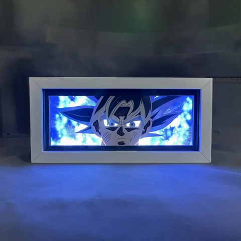 3D Paper Carving Light Lamp - Dragon Ball Z - Goku - Ultra Instinct