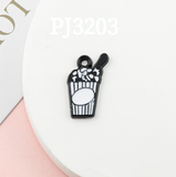 Bracelet Charm - Lilo & Stitch - Stitch holding a milk tea drink