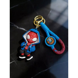 3D PVC Figure Keychain - Spider-Man - Miles Morales Blue Hoodie Variant 2