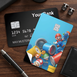 Credit Card Skin Sticker - Super Mario - Mario With Game Items