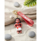 3D PVC Figure Keychain - Moana - Hands On Hips
