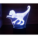 3D LED Night Light - Dinosaur (2)