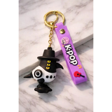 3D PVC Figure Keychain - KPop Demon Hunters - Momo Top Hat
