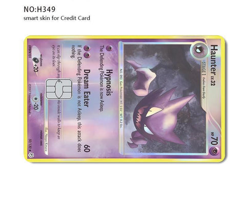 Credit Card Skin Sticker - Pokemon - Hunter Holographic