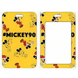 ID Card Badge Holder - Mickey & Friends - Mickey Mouse #MICKEY90 Yellow Pattern