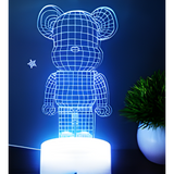 3D LED Night Light - BE@RBRICK - Bearbrick