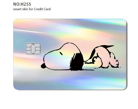 Credit Card Skin Sticker - Snoopy Holographic