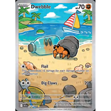 Card Keychain - Pokémon - Dwebble basic Secret Rare / Alternate Art