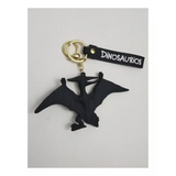 3D PVC Figure Keychain - Dinosaurios Pterodactilo - Black Pterodactyl Flying