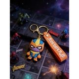 3D PVC Figure Keychain - Marvel - Chibi Thanos Classic Armor