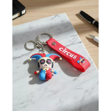 3D PVC Figure Keychain - El Asombroso Circo Digital - Pomni Chibi Frowning