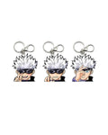 3D Lenticular Keychain - Jujutsu Kaisen - Gojo Satoru Cute