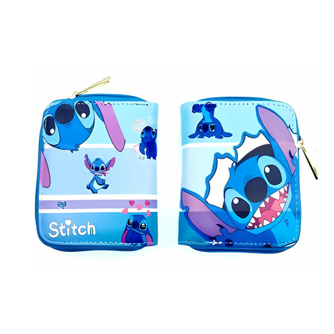 Zippered Short Wallet - Disney - Lilo & Stitch