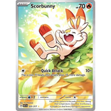 Card Keychain - Pokémon - Scorbunny basic Illustration Rare (225/217)