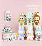 Blind Box - Cartoon  Figure - Labubu - Sitting Flocking