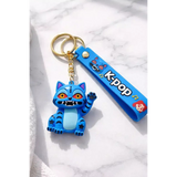 3D PVC Figure Keychain - KPop Demon Hunters - Daehyun Waving Paw