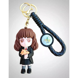 3D PVC Figure Keychain - Harry Potter - Chibi Hermione With Crookshanks