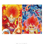 3D Lenticular Poster - One Piece - Monkey D. Luffy Gear 5th & Kaido