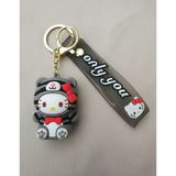 3D PVC Figure Keychain - Hello Kitty - Sitting Tiger Costume