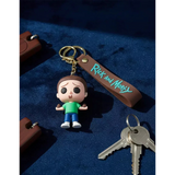 3D PVC Figure Keychain - Rick and Morty - Morty Smith Figure