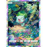 Card Keychain - Pokémon - Bulbasaur basic fan-made full art holo