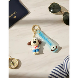 3D PVC Figure Keychain - Pets - Pochacco Sailor Outfit