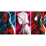 3D Lenticular Poster 12x16 - Spider-Man: Into the Spider-Verse - Spider-Man 2099, Spider-Gwen, Miles Morales